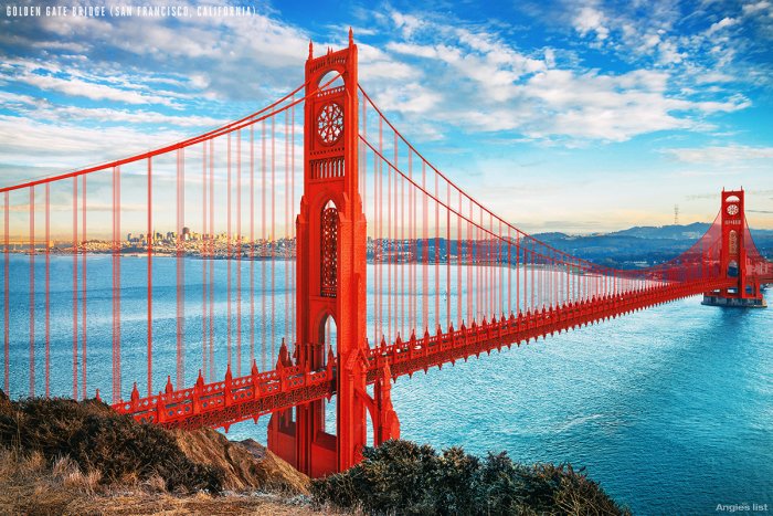 golden gate bridge gothic style